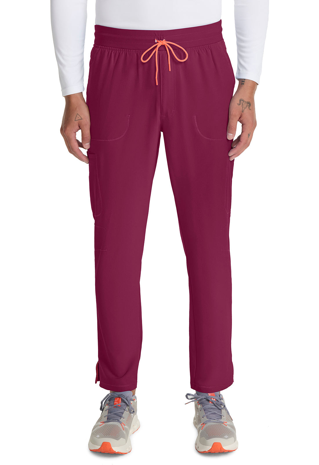Men's Men's Drawstring Straight Leg Pant - Wine